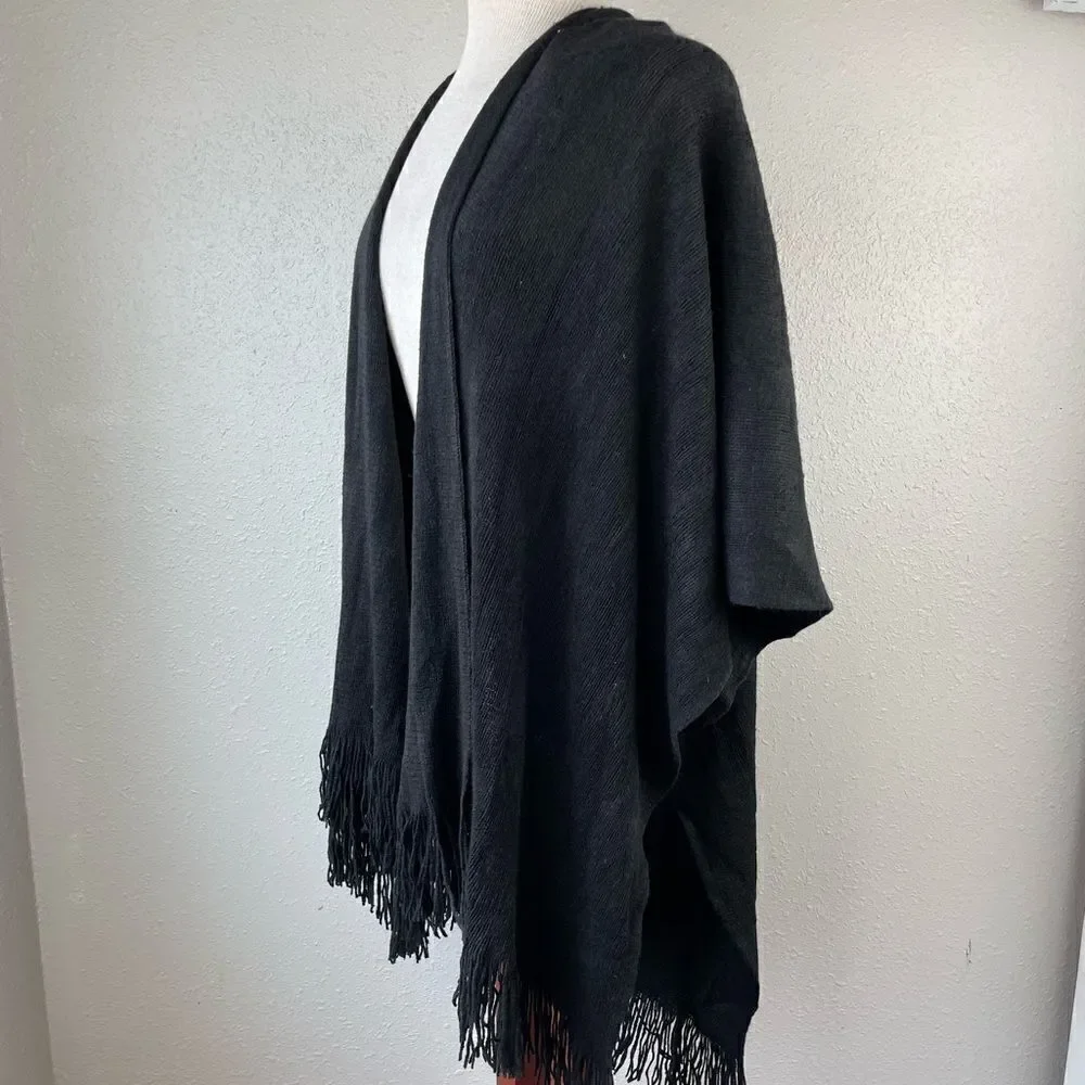 NWT NYA Black Sweater Wrap
